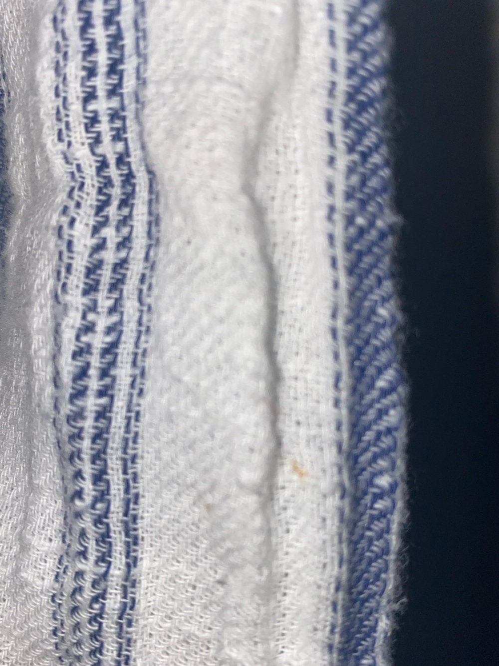 Billabong White & Blue Striped 100% Cotton Button-Down Shirt Size L Coastal - Picture 4 of 6